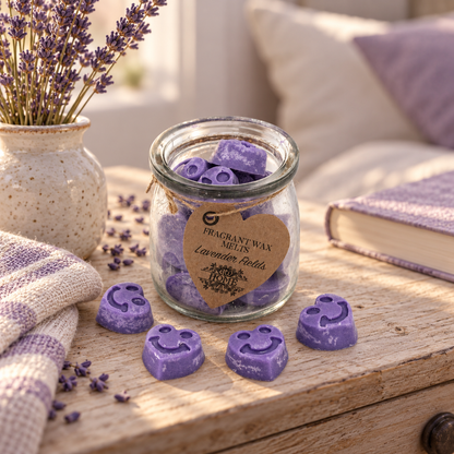 Soja Duftwachs Melts im Glas - Lavender Fields