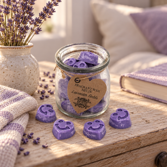 Soja Duftwachs Melts im Glas - Lavender Fields