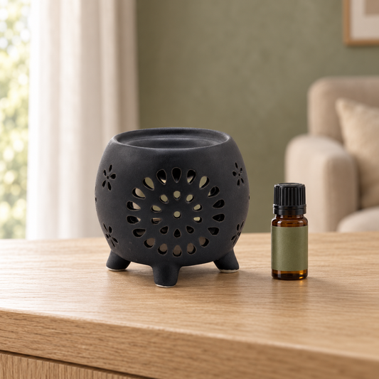 Duftlampe Keramik Flower Burst