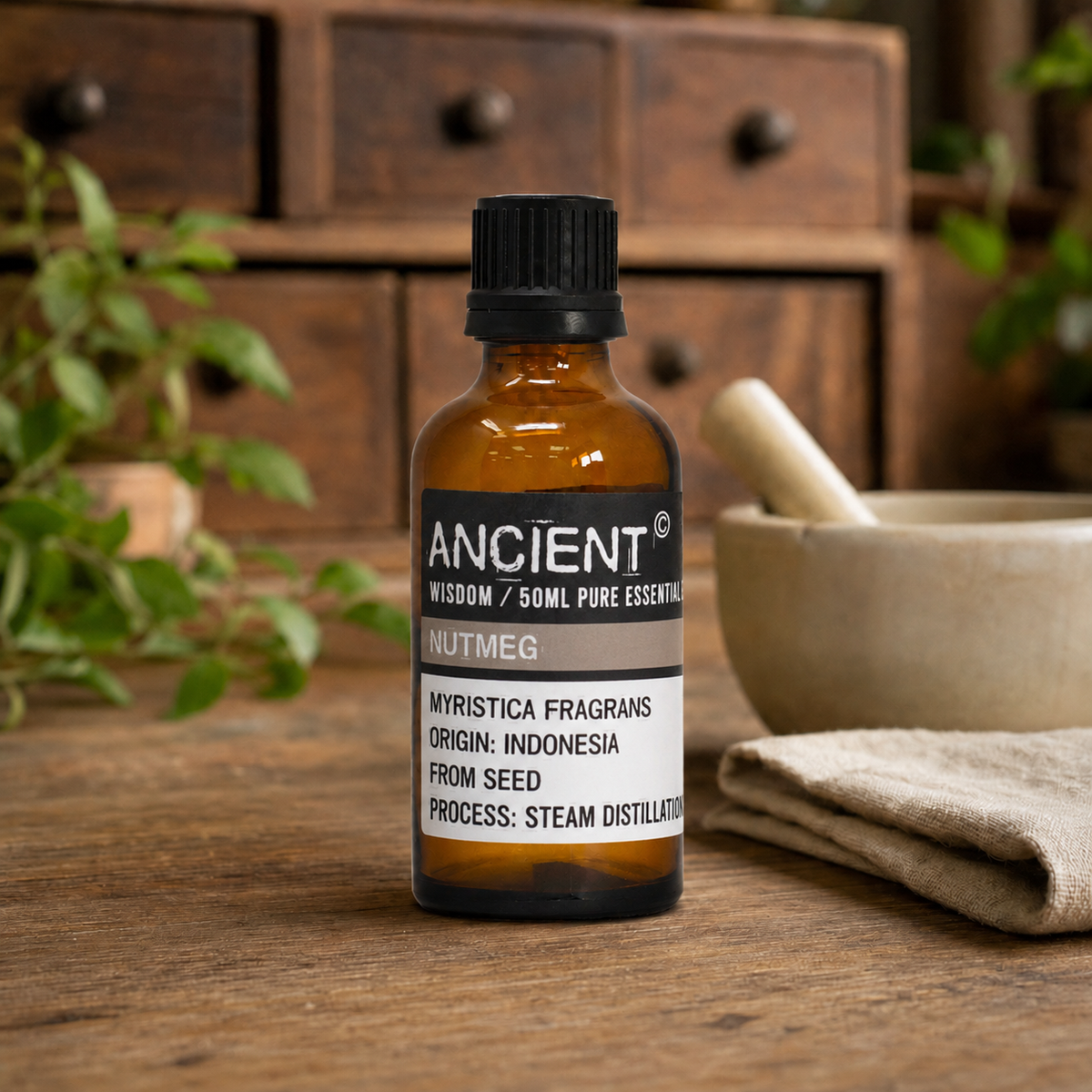 Ätherisches Muskatnussöl, 50 ml - Myristica fragrans
