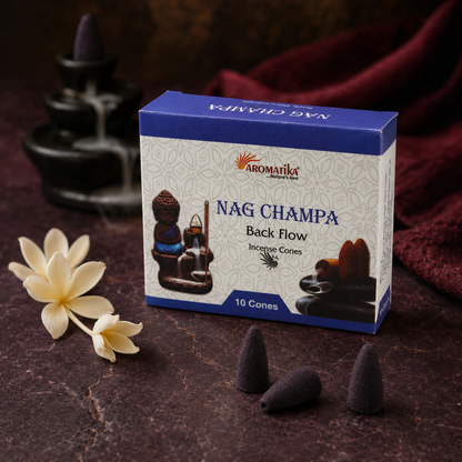 Aromatica Rückfluss-Räucherkegel – Nag Champa