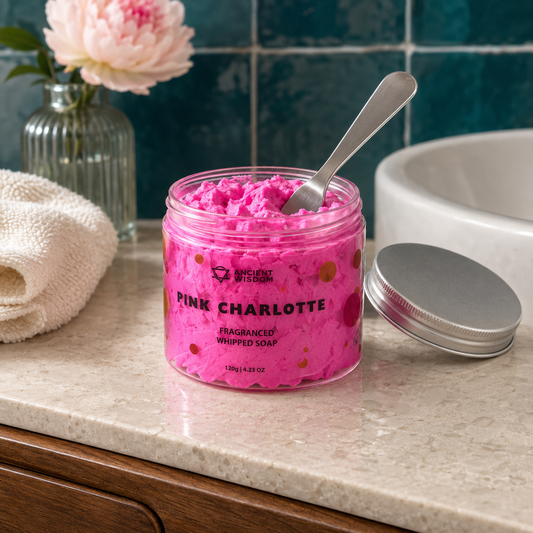 Pink Charlotte Whipped Cream Soap – Verwöhnende Schaumseife mit zartem Duft