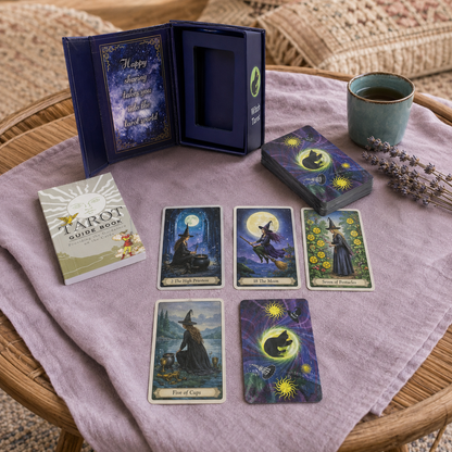 Tarotkarten-Set mit Begleitheft – Hexen-Tarot