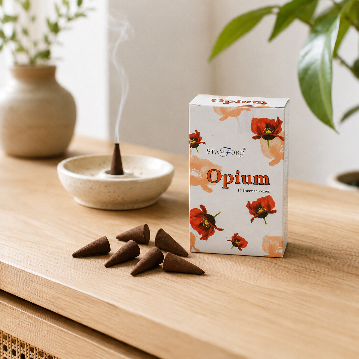 Premium Räucherkegel Opium - 15 St.