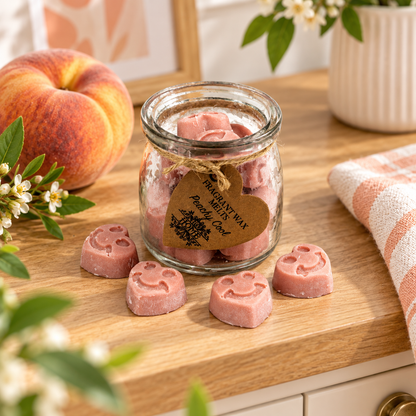 Soja Duftwachs Melts im Glas - Peachy Cool
