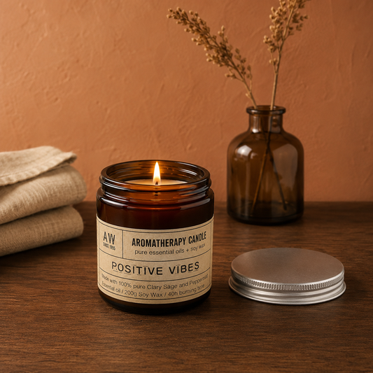 Aromatherapie Sojakerzen - Positive Vibes