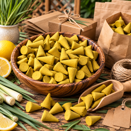 Räucherkegel in Großpackung - Citronella (850 St)