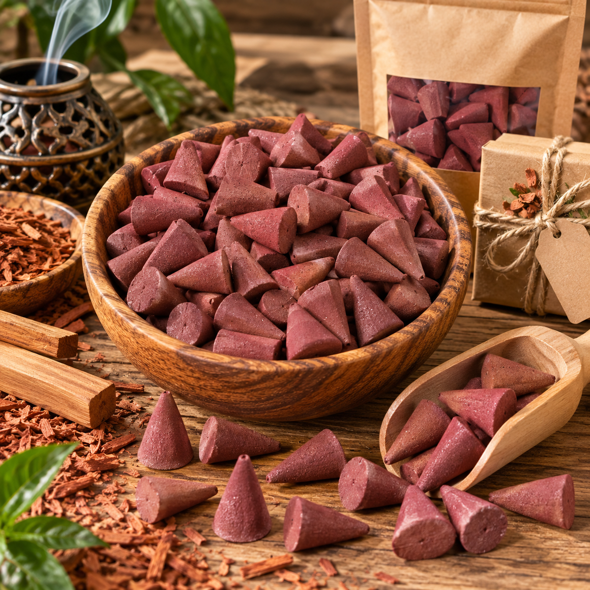 Räucherkegel in Großpackung – Sandelholz (850 St)
