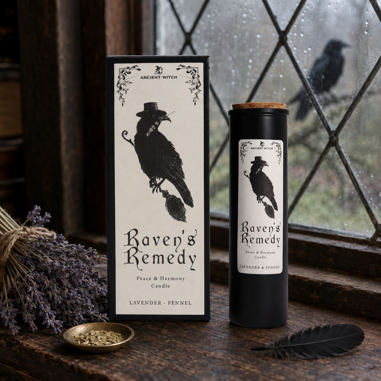 Antike Hexenritualkerzen - Ravens' Remedy