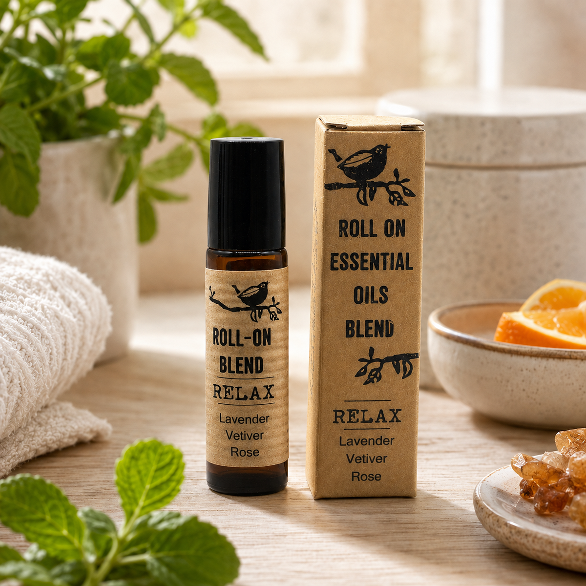 Agnes + Cat Roll-On-Mischung aus ätherischen Ölen – RELAX