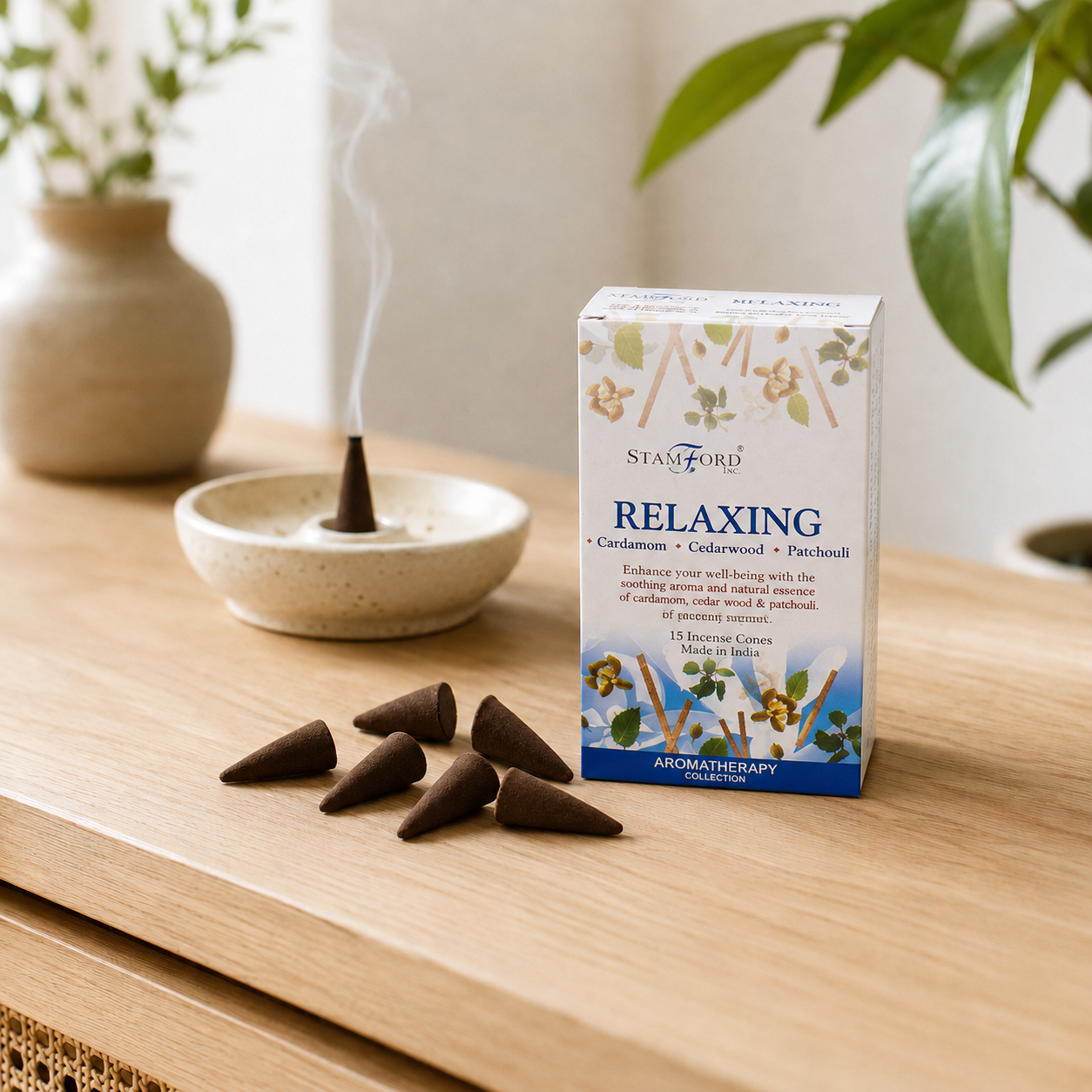 Premium Relaxing Räucherkegel - 15 St.