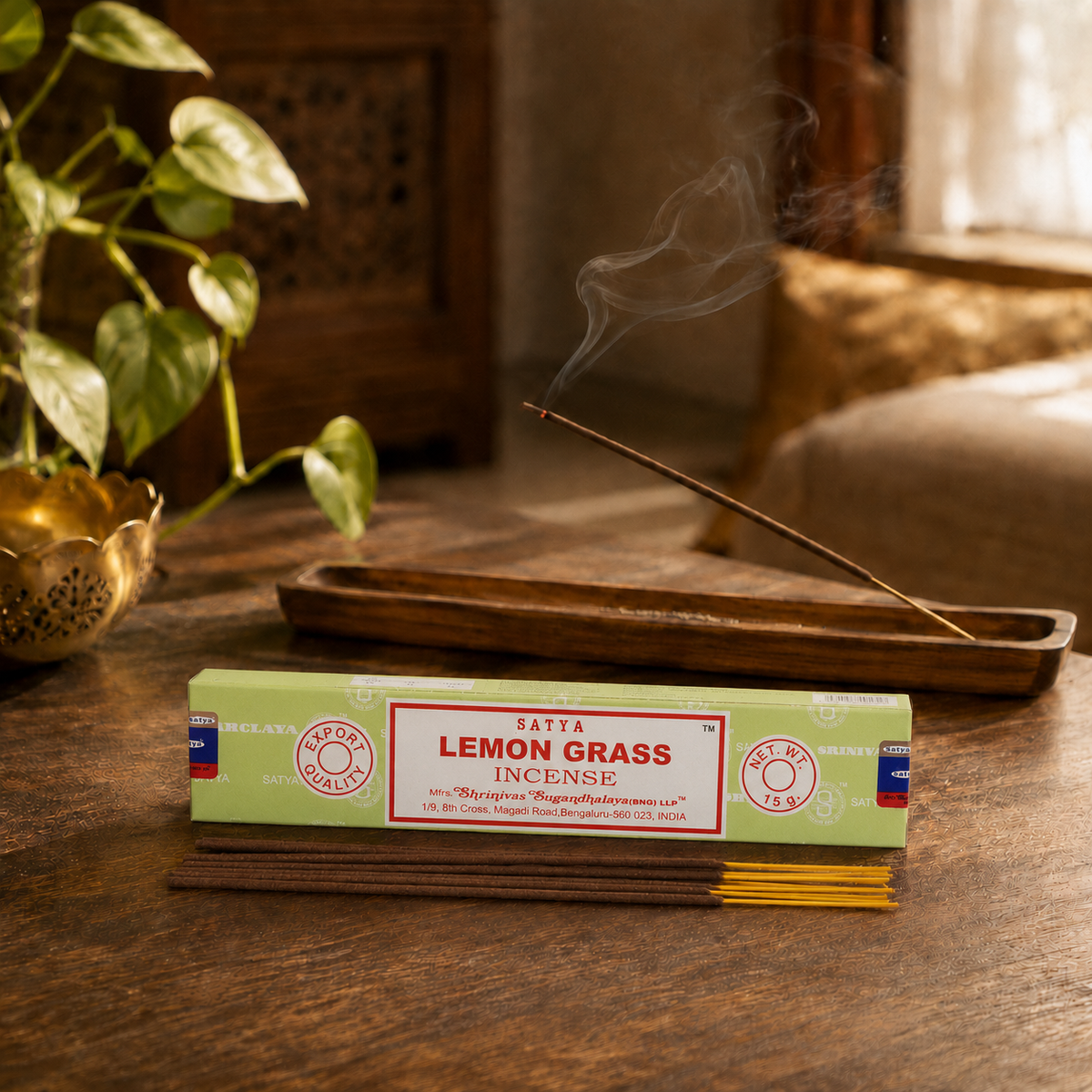 Satya Räucherstäbchen 15 g – Lemongrass