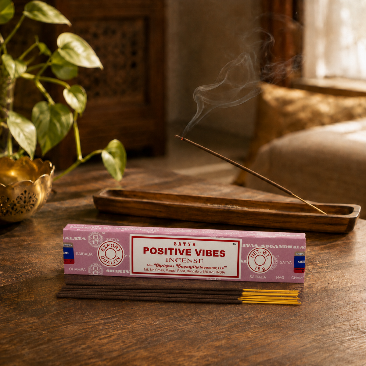 Satya Räucherstäbchen 15 g – Positive Vibes