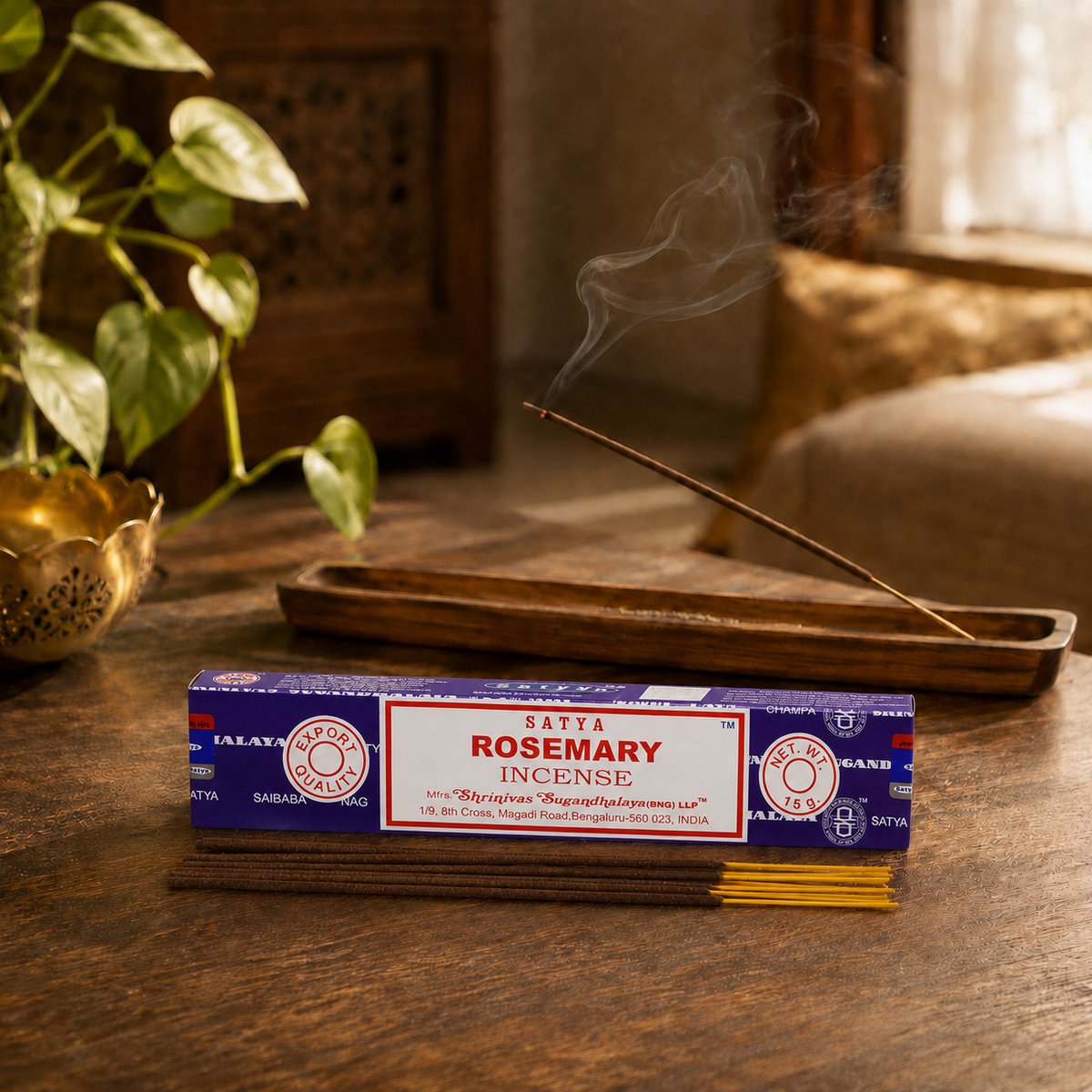 Satya Räucherstäbchen 15 g – Rosmarin