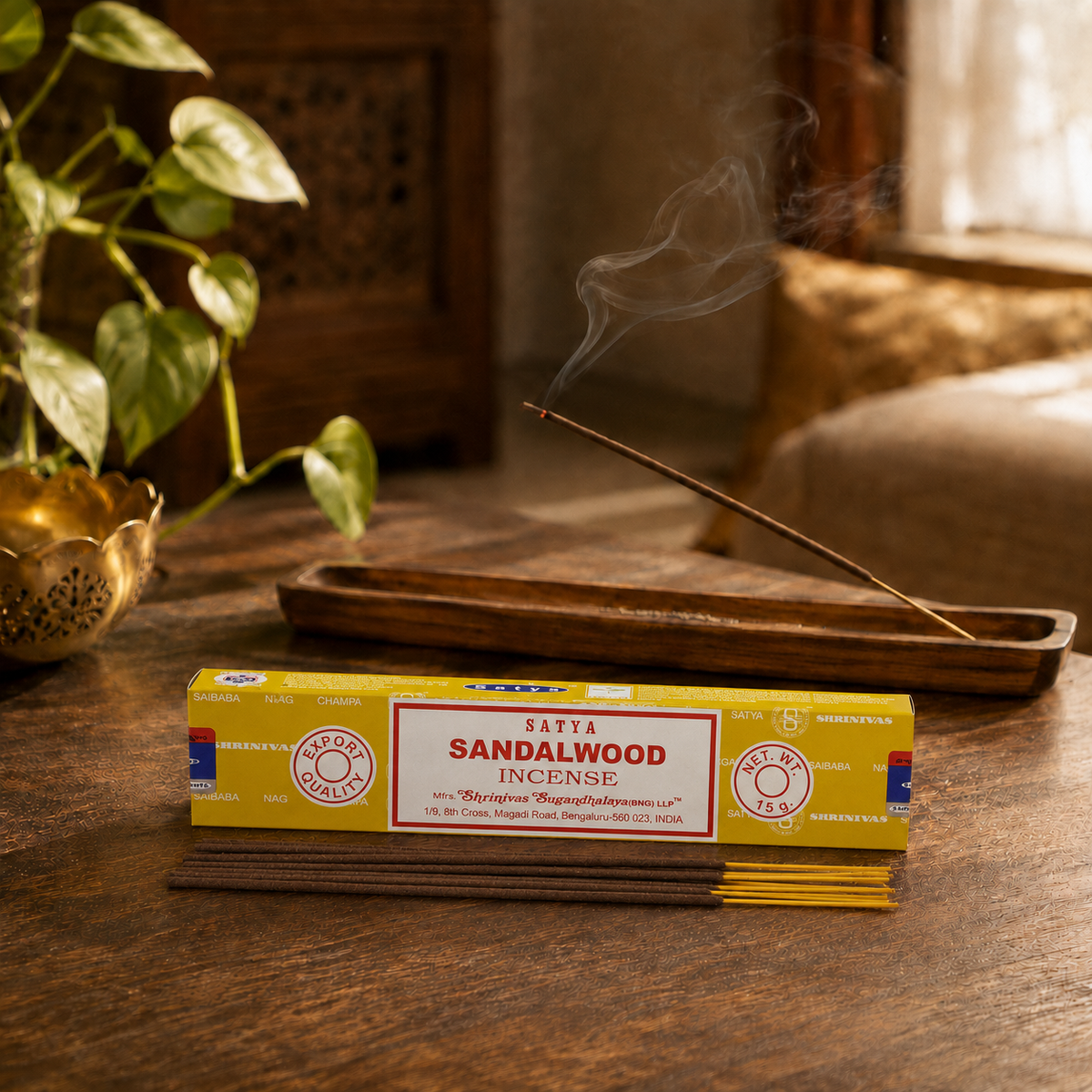 Satya Räucherstäbchen 15 g – Sandelholz
