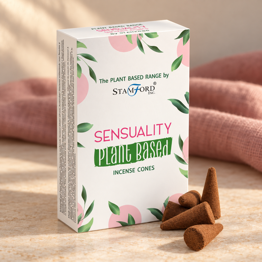 Pflanzliche Räucherkegel - Sensuality (12 Stück)