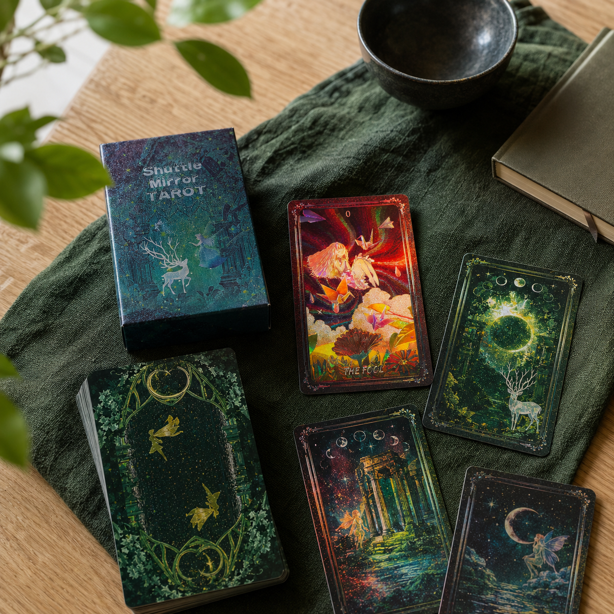 Shuttle Mirror Tarot-Kartenset – mit Begleitheft