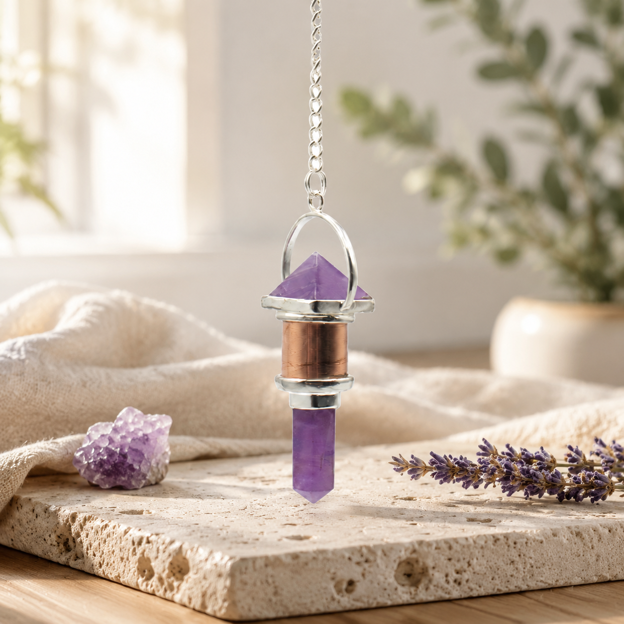 Pendel „Violet Engine“ - pyramidenförmig