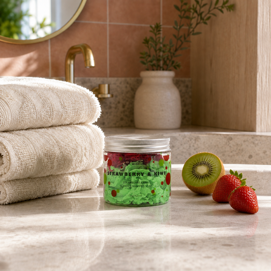 Cremige Seife mit Erdbeer-Kiwi-Duft - 120g