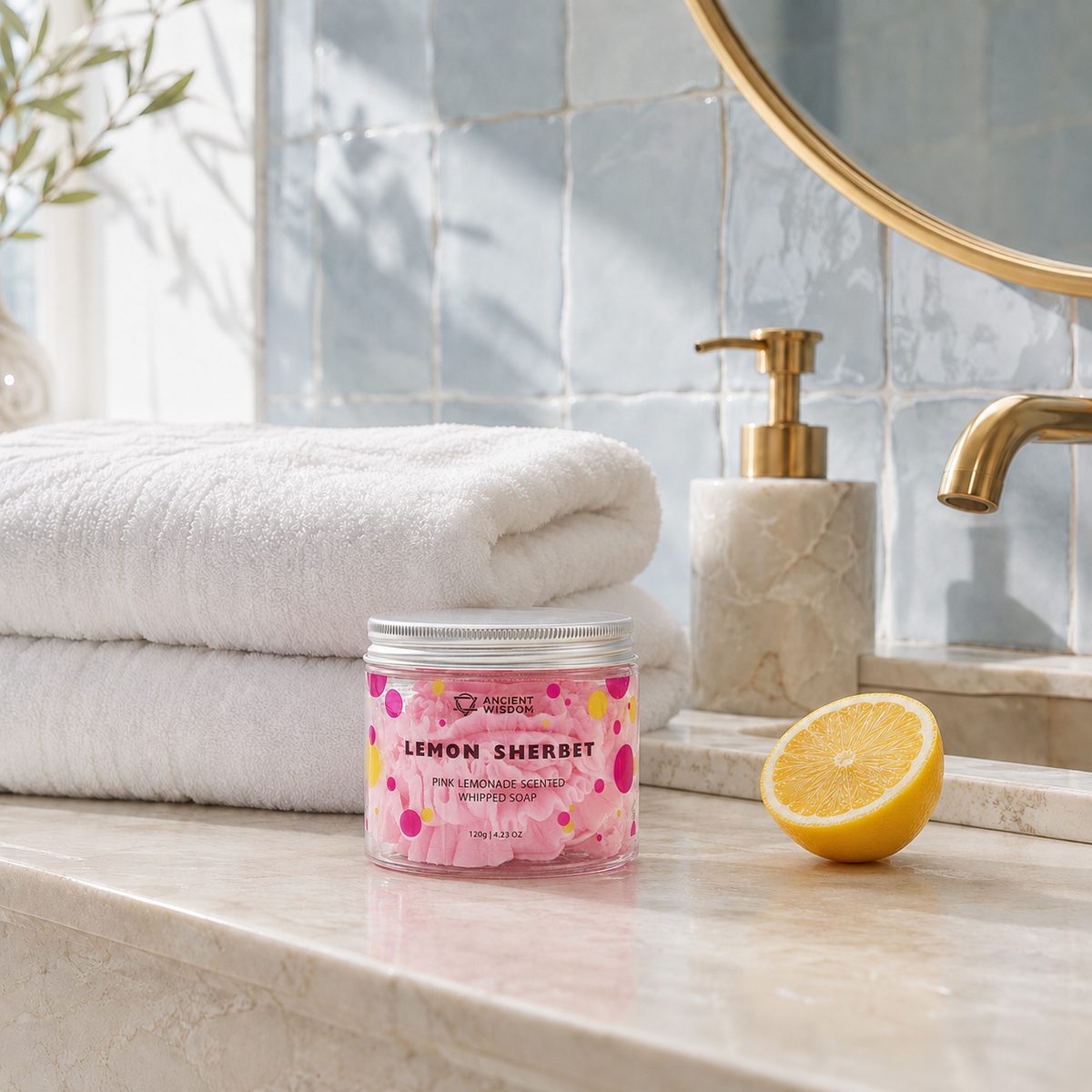 Pink Lemonade Whipped Cremeseife 120g – erfrischender Duft