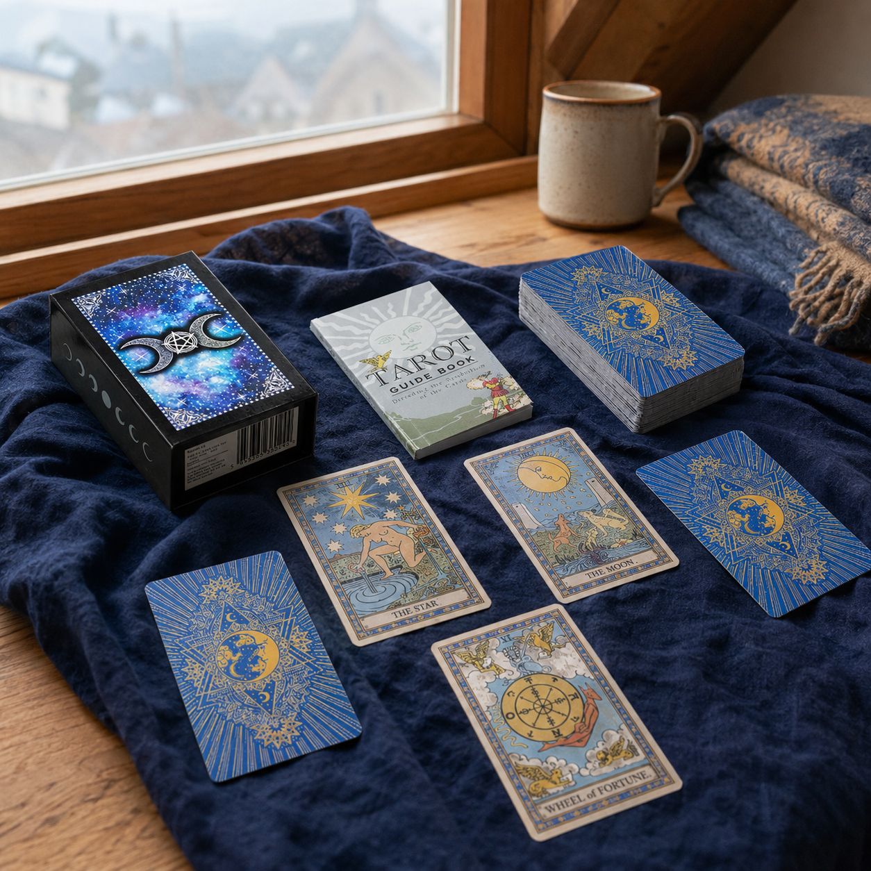 Tarotkarten-Set - Moon Face - mit Begleitheft