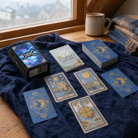 Tarotkarten-Set - Moon Face - mit Begleitheft