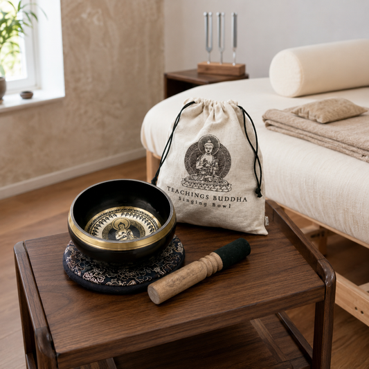 Graviertes Klangschalen-Geschenkset - Teachings Buddha