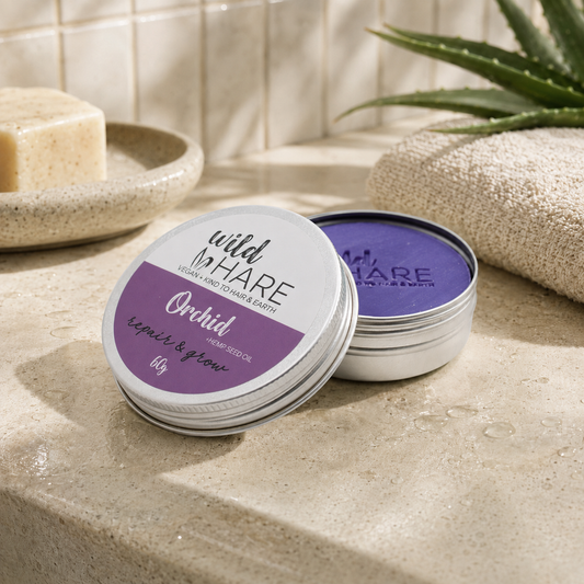 Wild Hare Festes Shampoo 60g – Orchidee