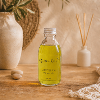 Agnes + Cat Raumduft-Nachfüllpackung – Weiße Feige 140 ml