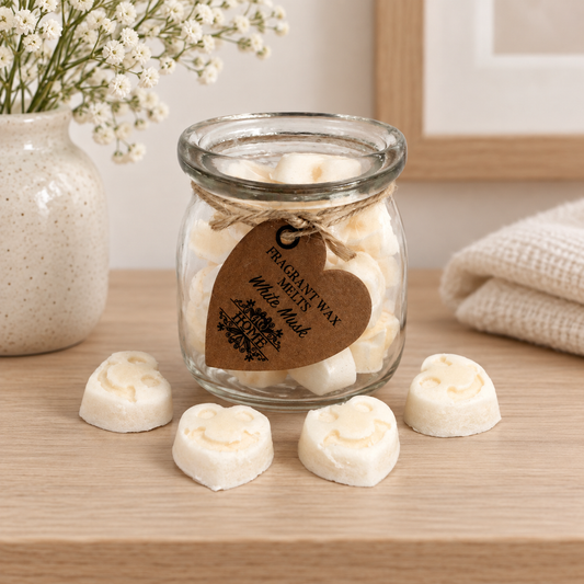 Soja Duftwachs Melts im Glas - White Musk