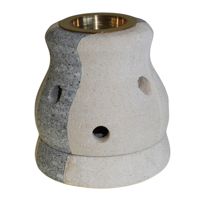 Ölbrenner aus Stein – Kombiform