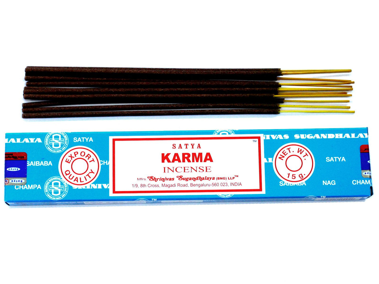 Satya Karma Räucherstäbchen – Aromatischer Duft für Entspannung und Meditation