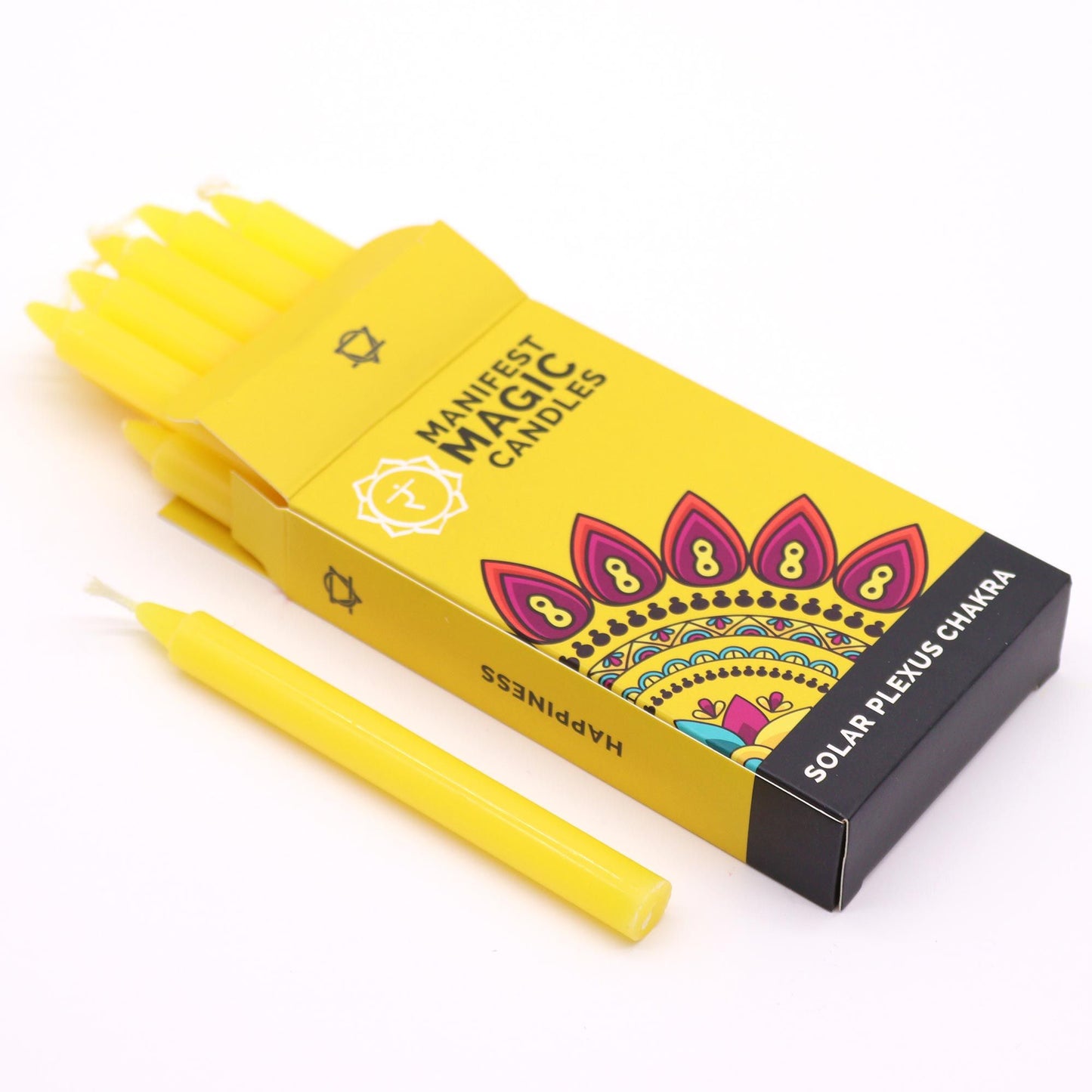 Manifest Magic Candles - Solarplexus, 12 Stück