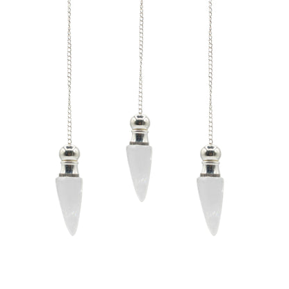 Pendulum aus klarem Bergkristall mit Geheimfach
