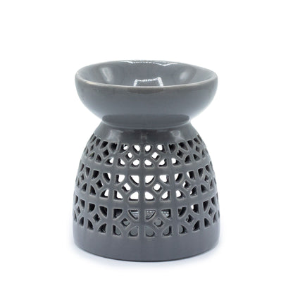 Duftlampe Keramik Morrocan Cutout
