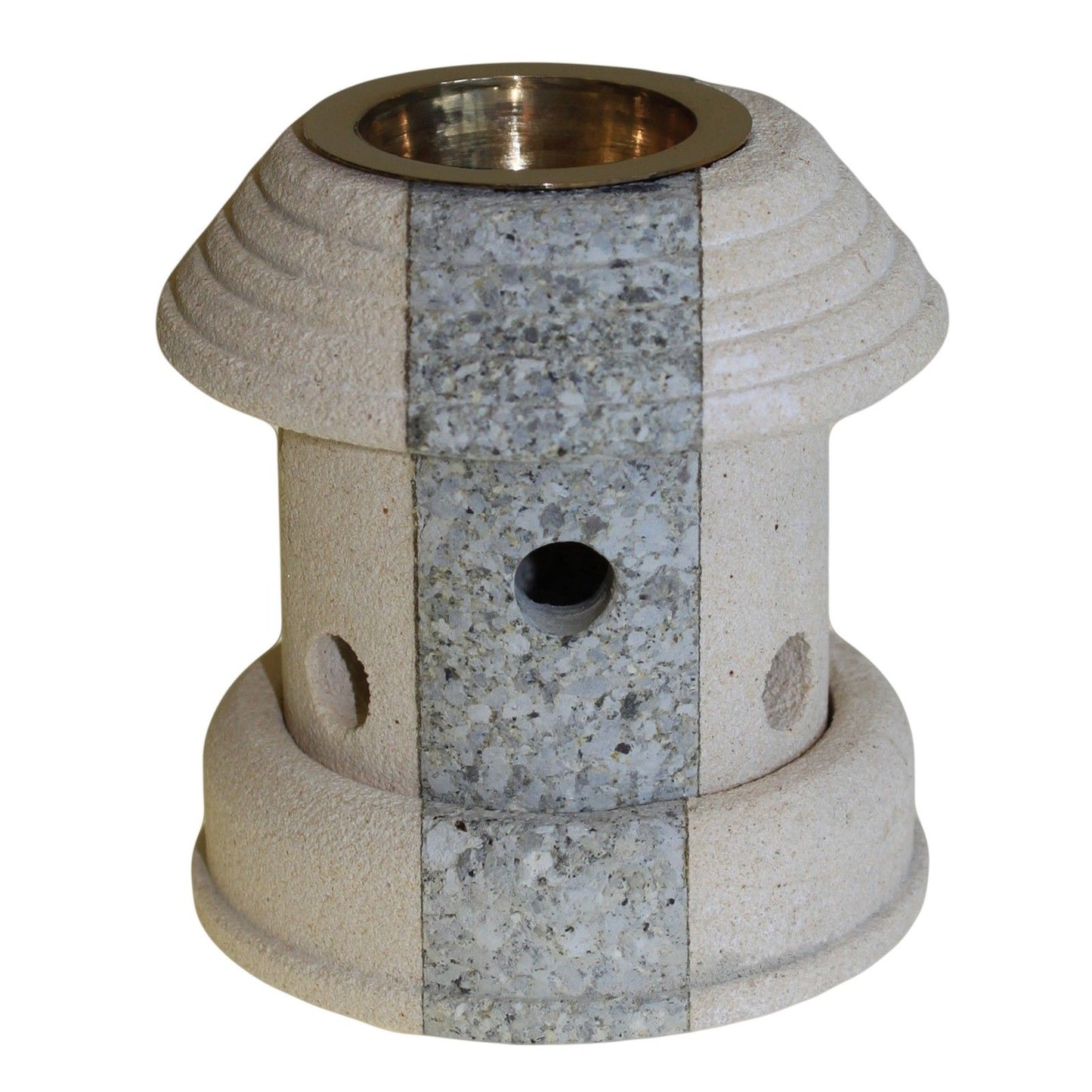 Stone Oil Burner – Kombi-Laterne aus Sandstein für Öle