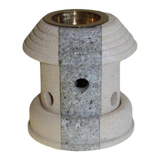 Stone Oil Burner – Kombi-Laterne aus Sandstein für Öle