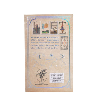 Tarotkarten-Set mit Silberfolie – inklusive Begleitheft