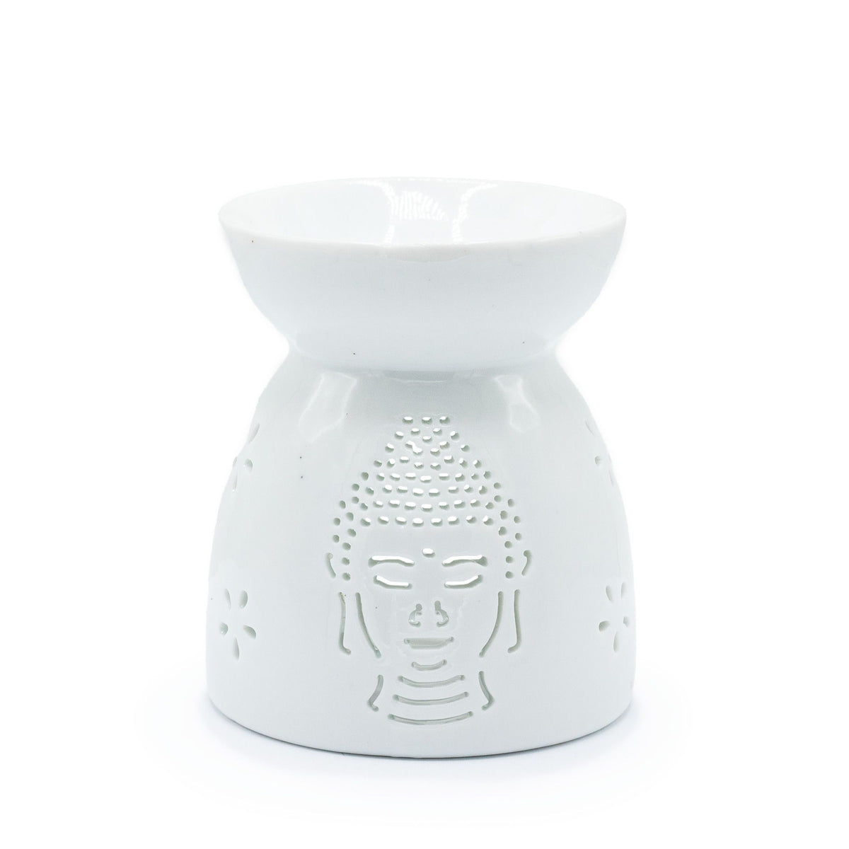 Duftlampe Keramik  Buddha Cut Out