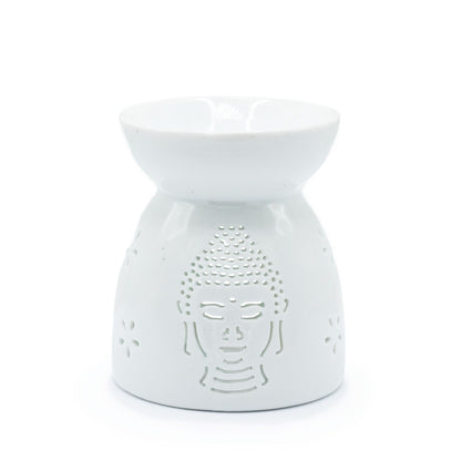 Duftlampe Keramik  Buddha Cut Out