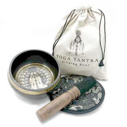 Graviertes Klangschalen-Geschenkset - Yogi
