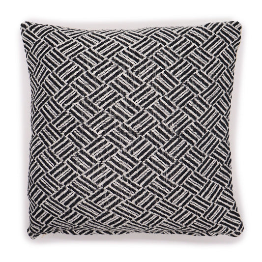 Kissenbezug - Criss-Cross Black - 40x40cm