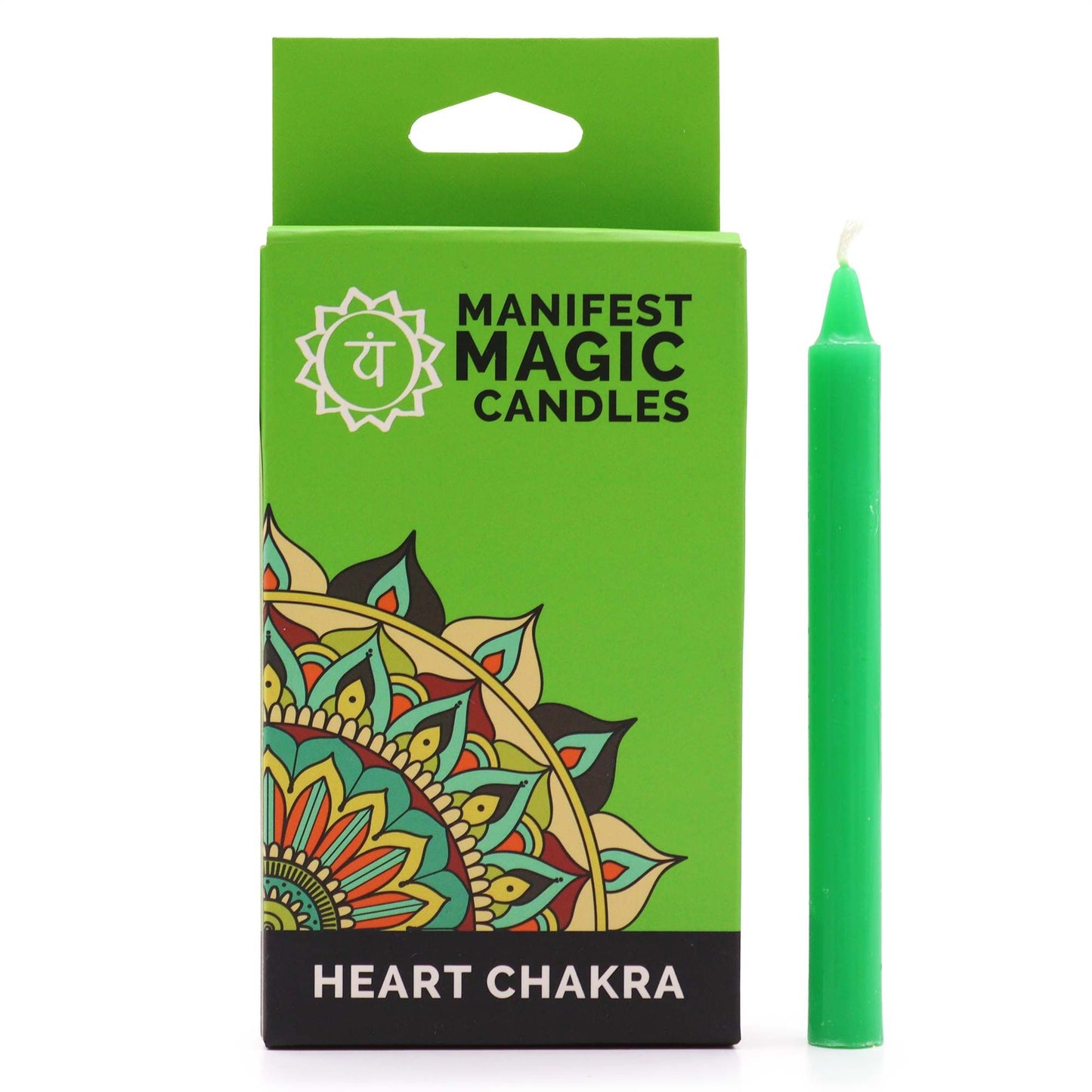 Manifest Magic Candles - Herzchakra, 12 Stück