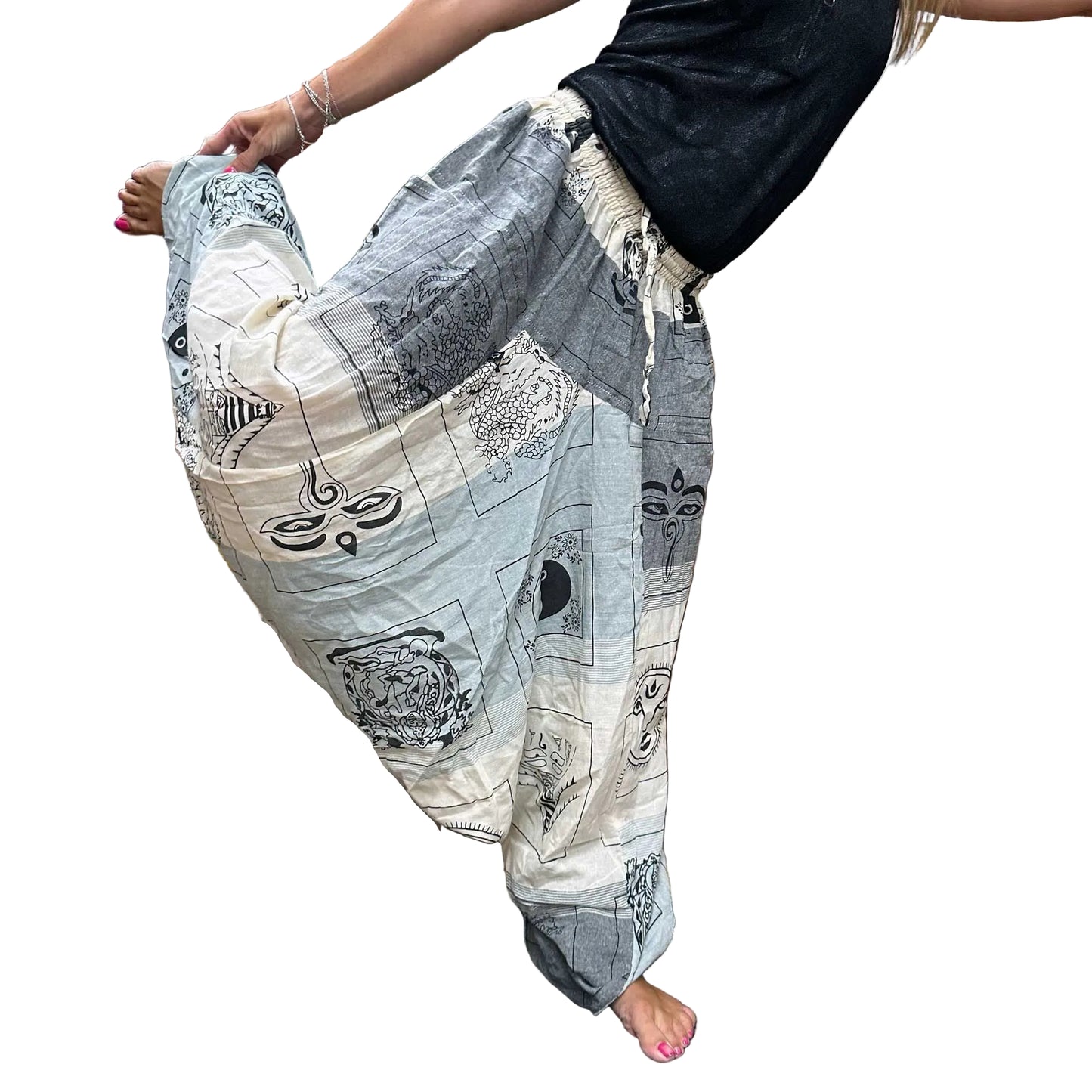 Yoga- und Freizeithose Aladdin Himalayan Print  / One-Size