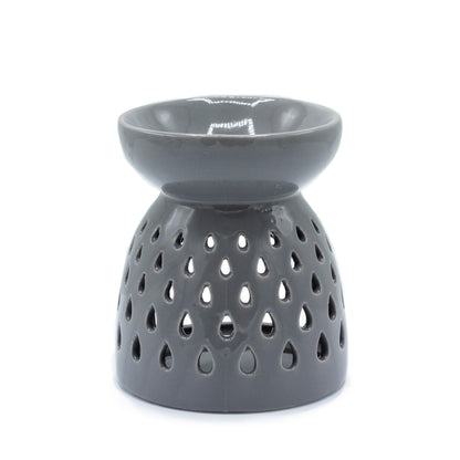 Duftlampe Keramik Teardrops Cutout