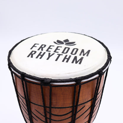 Kleine Pro Djembe Trommel - Freedom Rhythm (hochton) - 30 cm