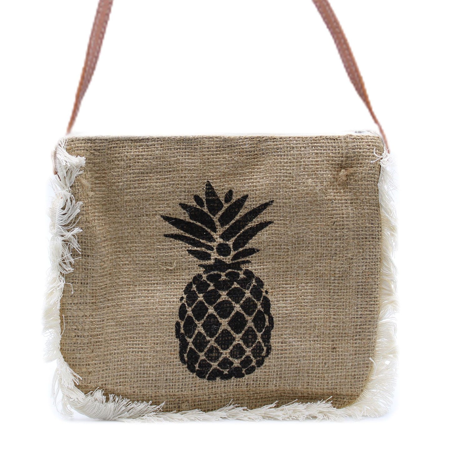 Fab Fringe Bag Pineapple-Print – modische Umhängetasche