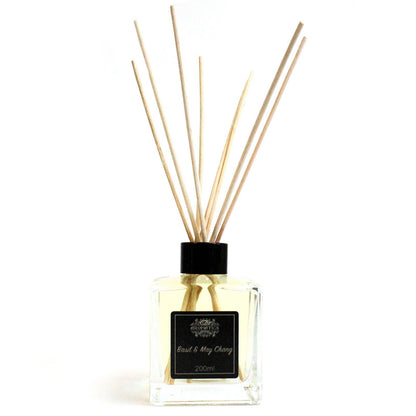 Basilikum & Maychang Duftstäbchen Diffuser mit 200ml ätherischem Öl
