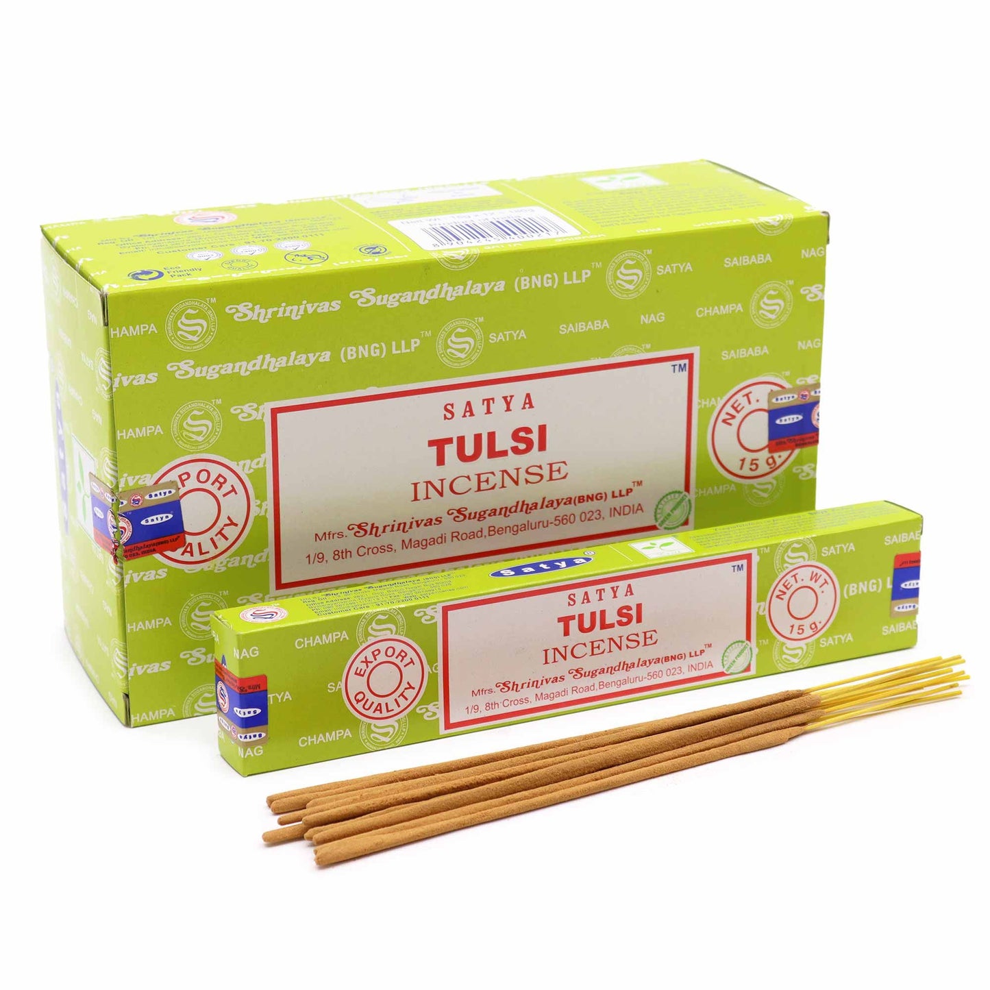 Satya Räucherstäbchen Tulsi – beruhigender Duft für Meditation und Entspannung
