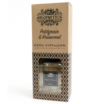 Petitgrain & Rosewood Duftstäbchen Diffuser mit natürlichem Aroma